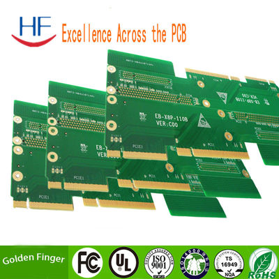 High Precision PCB Prototype Board Soldering Single Sided Gold Finger